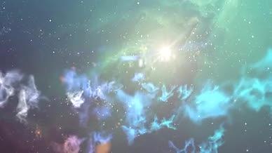 宏观宇宙星空星云唯美穿梭动感背景视频的预览图
